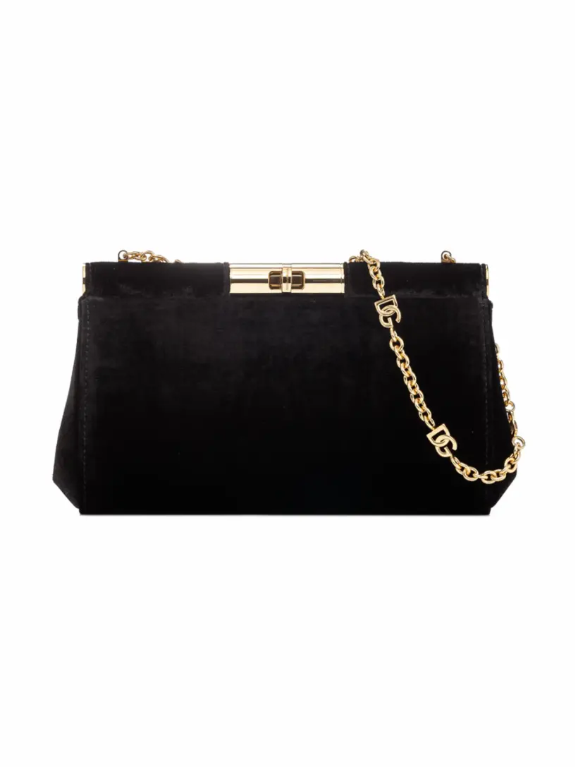 

Бархатный клатч Marlene Medium Dolce&Gabbana, черный