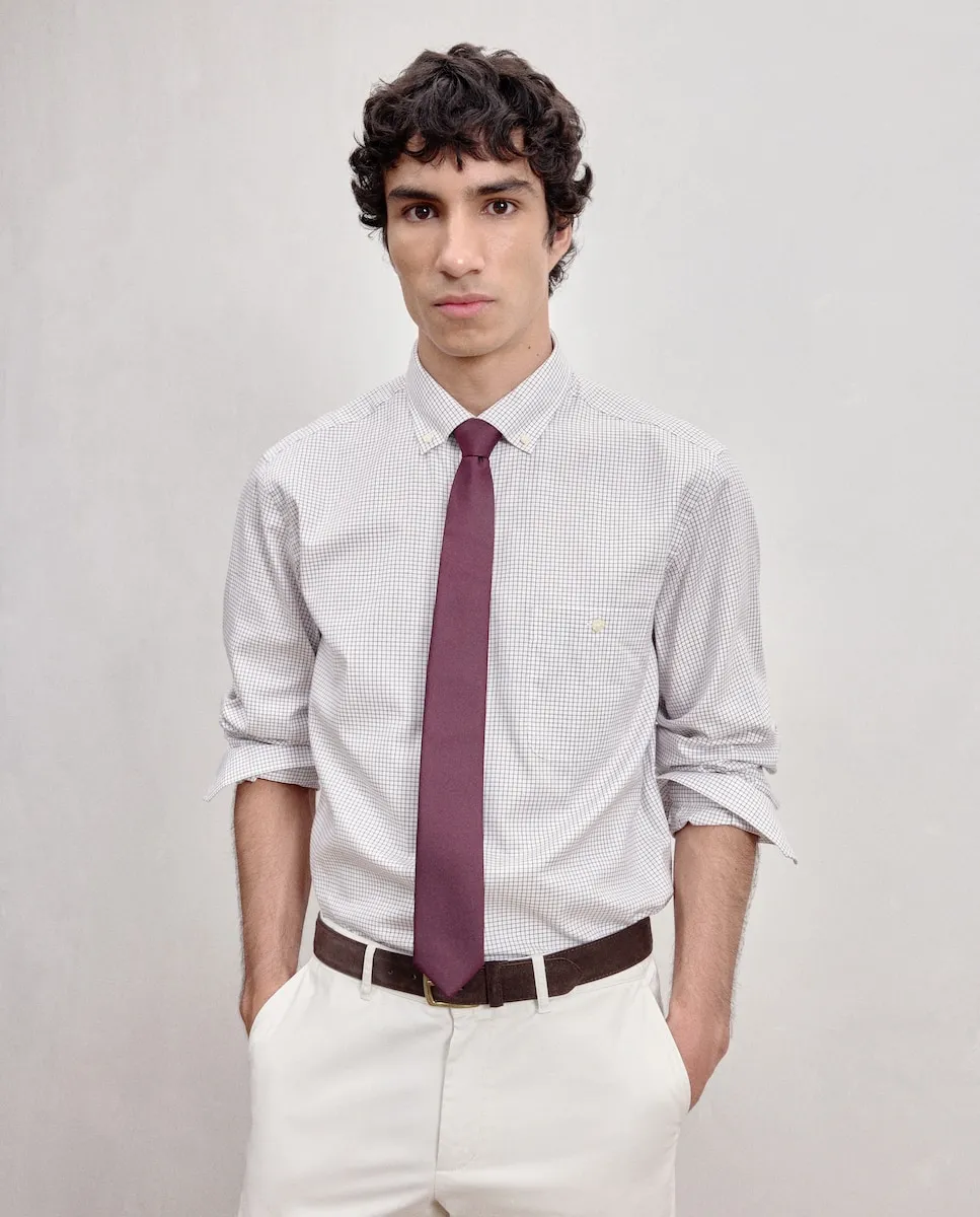 

Спортивная рубашка из твила в клетку Harrys Dustin, гранатовый