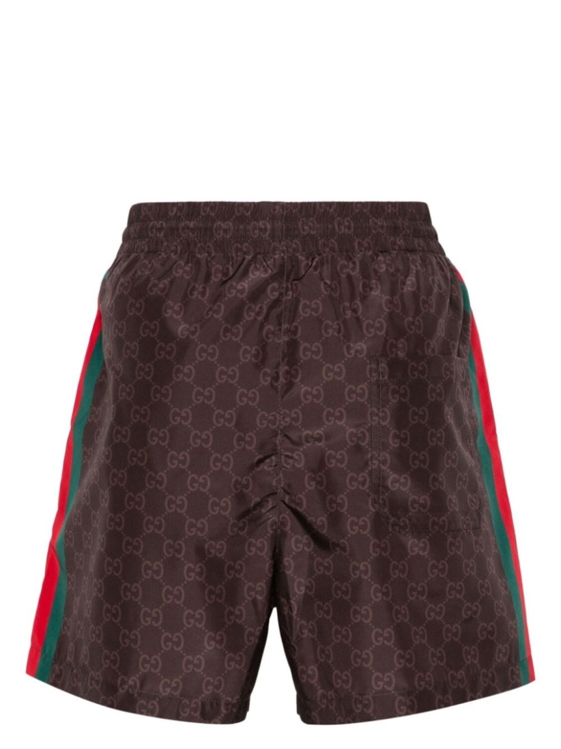 

Gucci плавки-шорты с принтом GG Supreme, коричневый