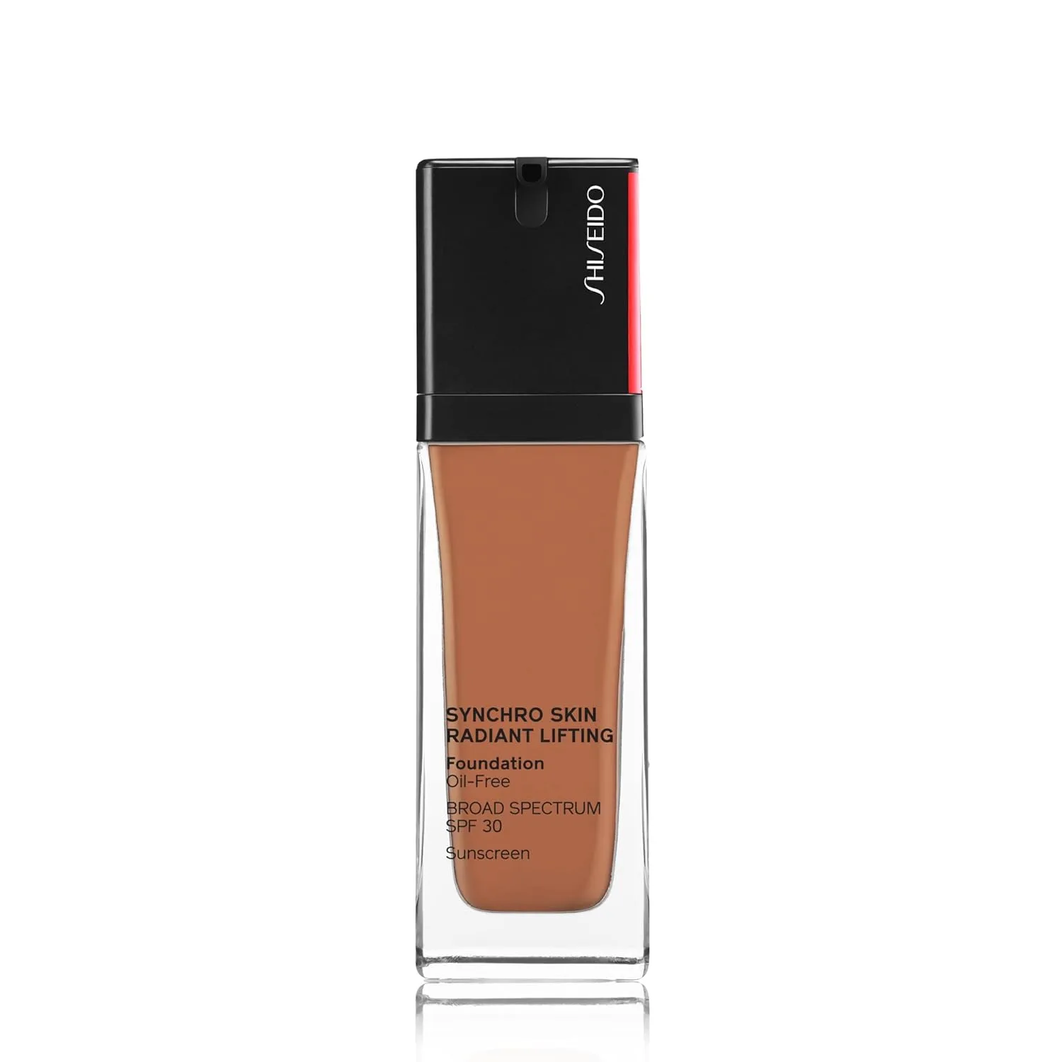 Shiseido Synchro Skin Radiant Lifting Foundation SPF 30, 450 Copper, 30 мл, среднее и полное покрытие, 24-часовая гидратация, 450 - Copper