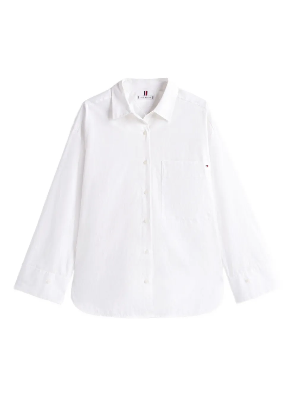 

Рубашка с карманом на пуговицах Tommy Hilfiger, белый