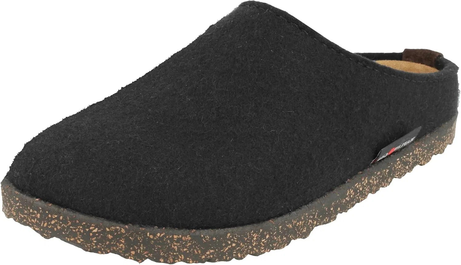 Мужские войлочные тапочки HAFLINGER Manhattan 391001, Black