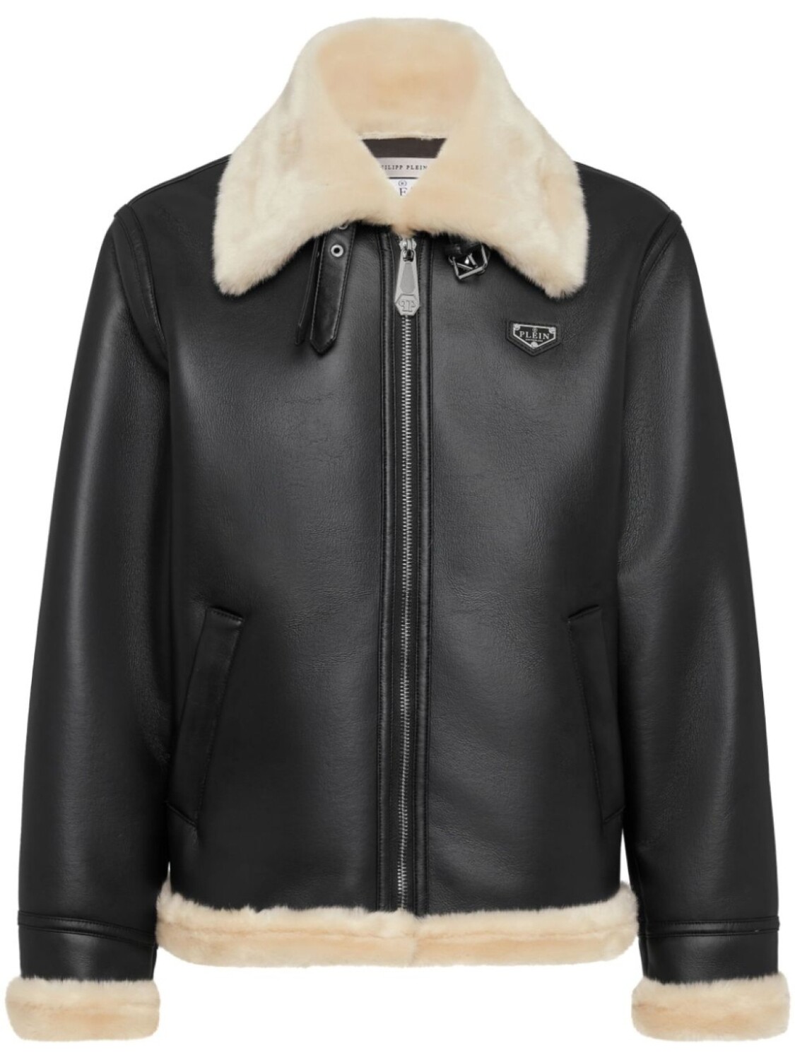 

Philipp Plein куртка Eco из овчины, черный