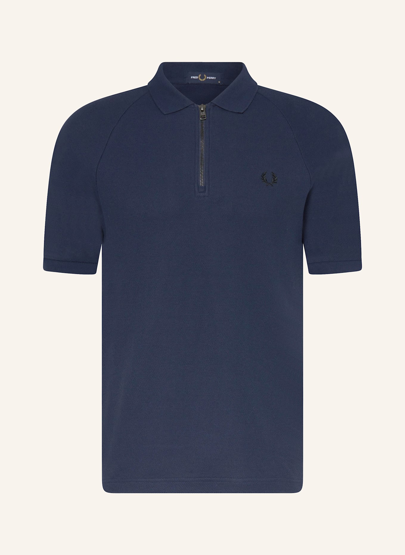 

Рубашка поло из пике Fred Perry, синий