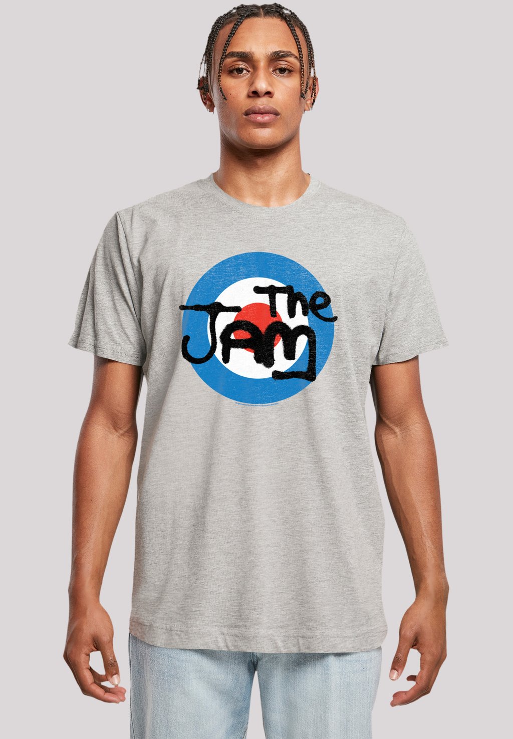 

Футболка с принтом THE JAM BAND CLASSIC LOGO F4NT4STIC, серый