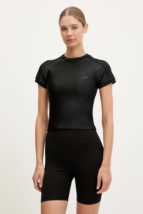

Футболка 3-Stripe Spandex Adidas Originals, черный