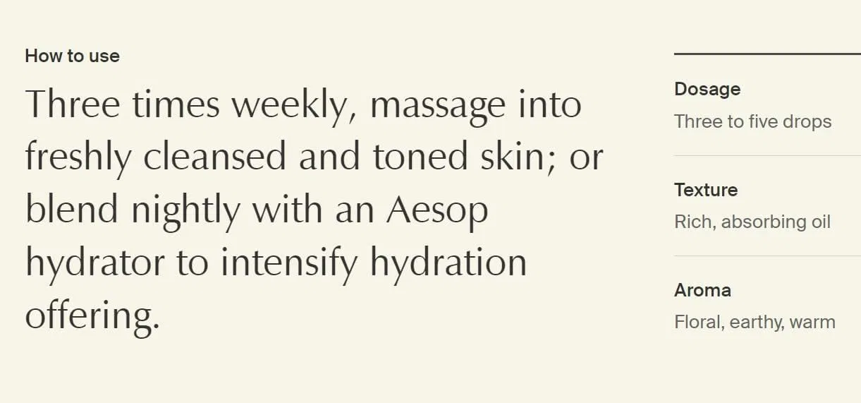 Масло для лица Aesop Damascan Rose Facial Treatment Oil 25 мл