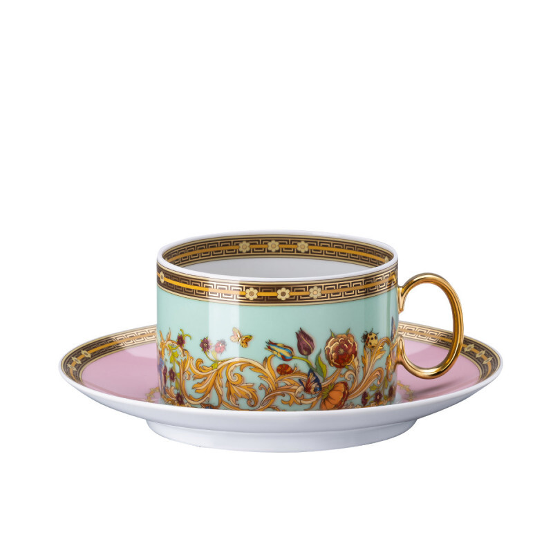 

Rosenthal Versace Le Jardin de Versace Чашка чайная, 2 предм 0,20 л Rosenthal meets Versace, разноцветный/золотой