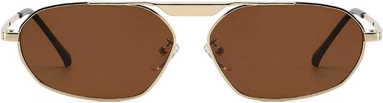 

Laureles Ретро Солнцезащитные очки «кошачий глаз» в форме неправильного многоугольника, модные металлические солнцезащитные очки для женщин, панк-очки, защита от ультрафиолета UV400, C6