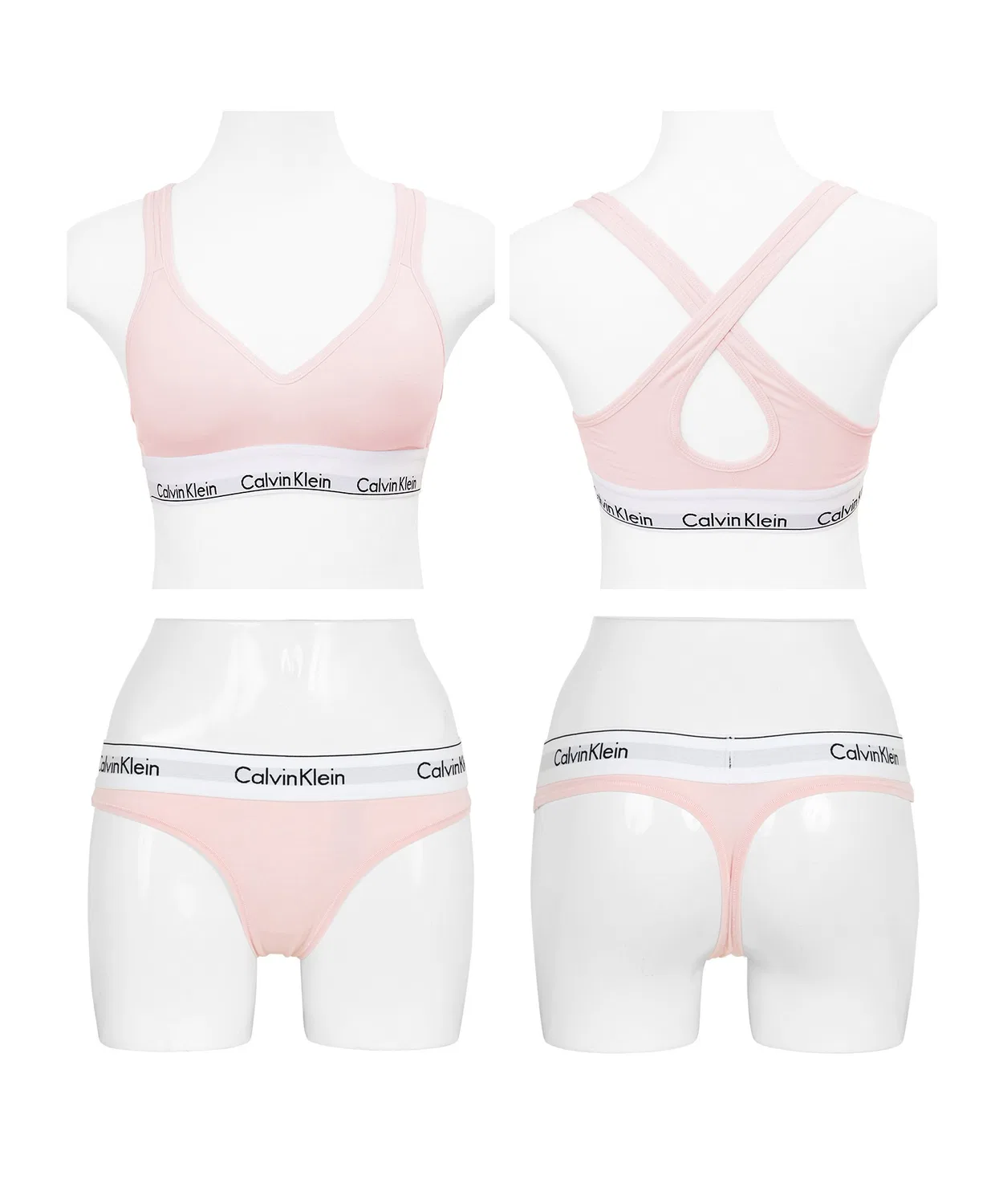 Комплект бра и шорт Calvin Klein Modern Cotton