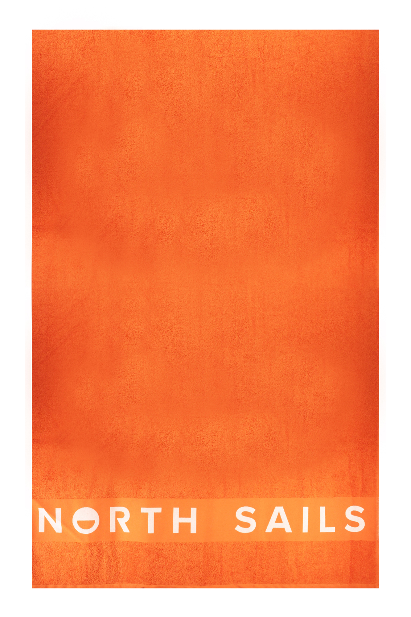 

Пляжное полотенце North Sails хлопковое с надписью, оранжевый