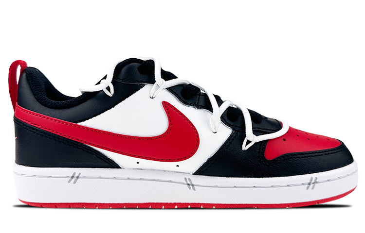 

Кроссовки Nike Court Borough Series Skateboard Shoes Women's Low-Top Black Red/White