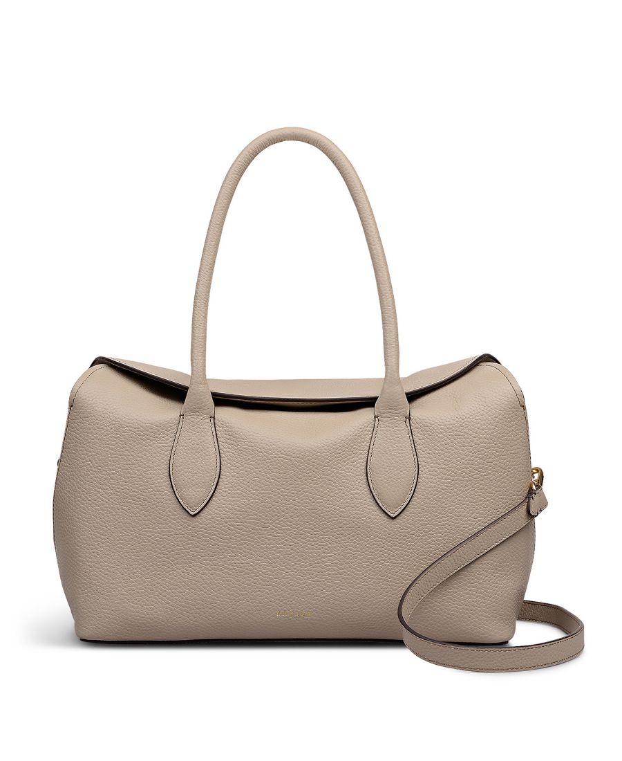 

Сумка-трансформер среднего размера Liverpool Gardens из зернистой кожи с застежкой-молнией Radley London, Porcini