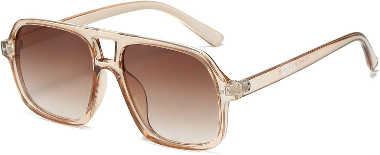 

Ретро-солнцезащитные очки-пилот для женщин и мужчин. Классические винтажные квадратные солнцезащитные очки 70-х годов. Модные женские солнцезащитные очки с защитой от УФ-излучения UV400 mincl, C6