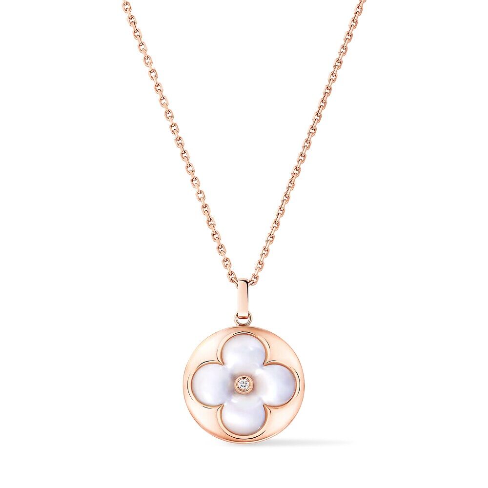 

Медальон Color Blossom XL из розового золота, белого перламутра и бриллиантов Louis Vuitton, розовый