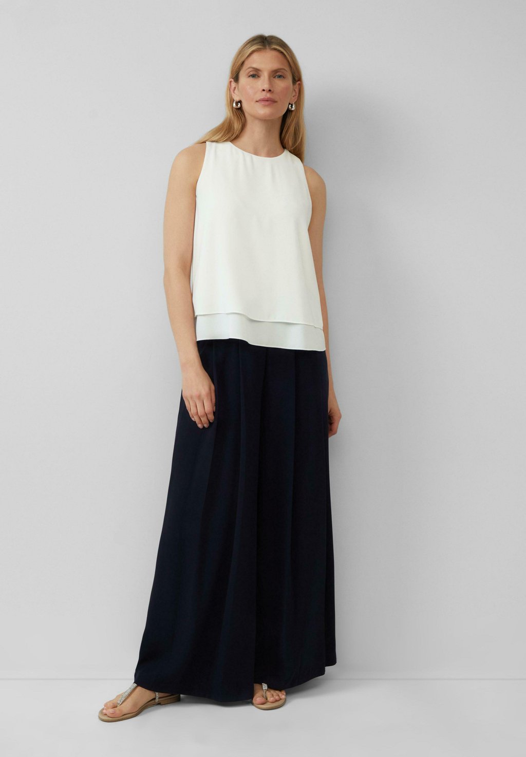 

Топ ÄRMELLOSES - Blouse s.Oliver BLACK LABEL, кремовый