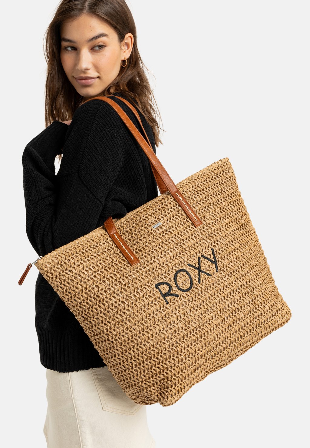 

Сумка-тоут IN THE TROPICS Roxy, бежевый