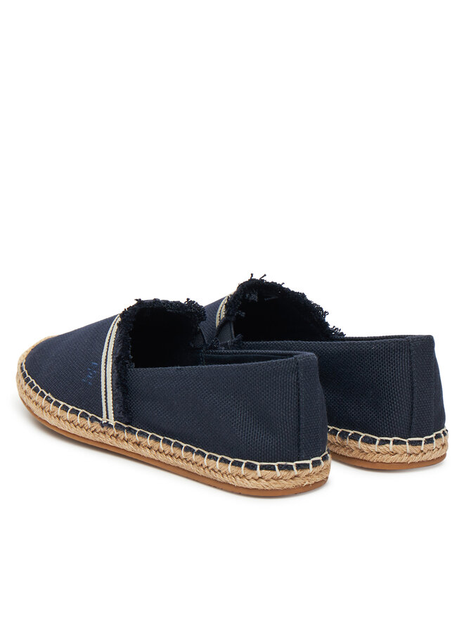 Эспадрильи Fringe Canvas Closed Espadrille FW0FW08881 Tommy Hilfiger, синий — фото 3
