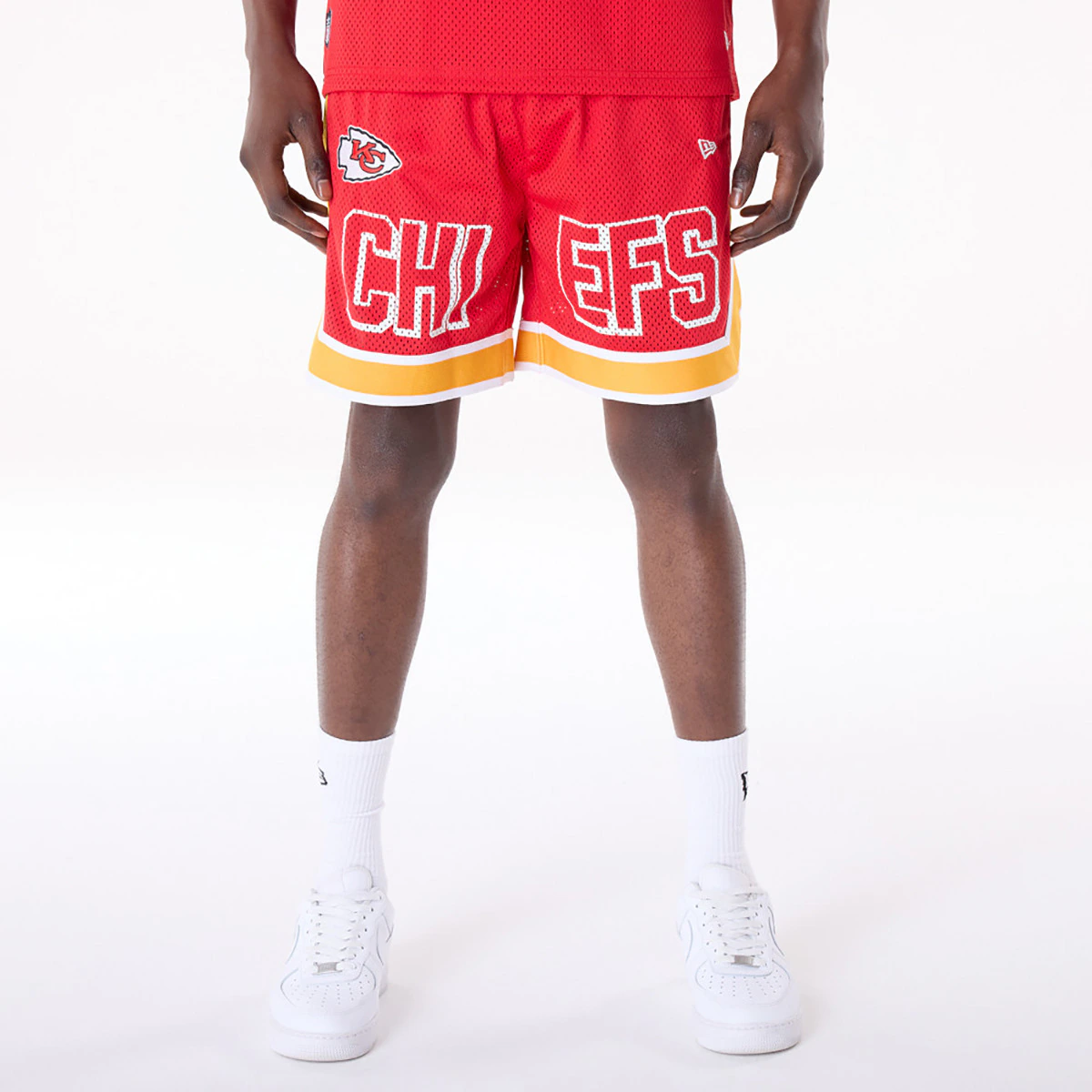

Шорты сетчатые Kansas City Chiefs NFL Graphic New Era, красный