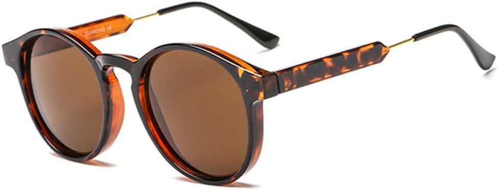 

Круглые солнцезащитные очки для женщин и мужчин с градиентной защитой UV400, предназначенные для бега на открытом воздухе, занятий спортом и путешествий UYPTK, C6 Leopard Brown