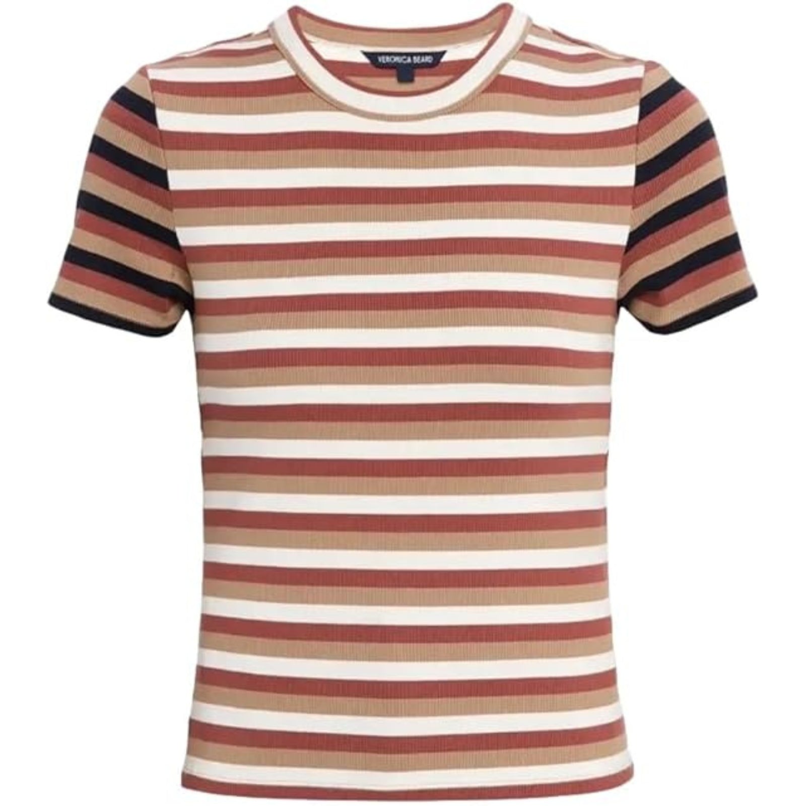 

Женская футболка с коротким рукавом Veronica Beard Pruitt, цвет Malt/Red Oak/Dove, Красный, Женская футболка с коротким рукавом Veronica Beard Pruitt, цвет Malt/Red Oak/Dove