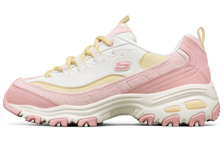 Кроссовки Skechers D'Lites 1.0 Sneakers Pink/Yellow Women's