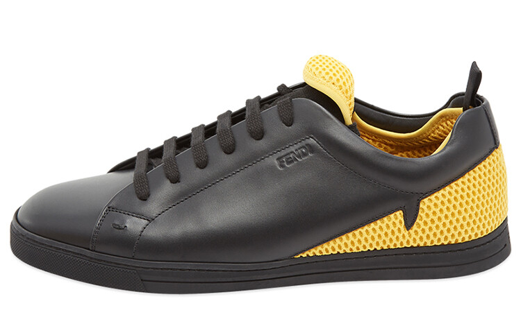 

FENDI Leather Low 'Black Giallo'