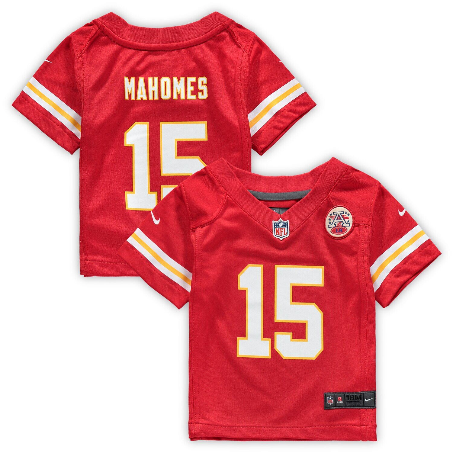 Младенческая футболка Nike Патрика Махоумса Red Kansas City Chiefs Game Nike — фото 4