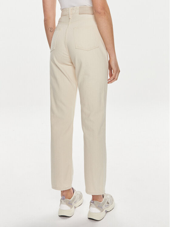 Джинсы Calvin Klein, экрю — фото 3