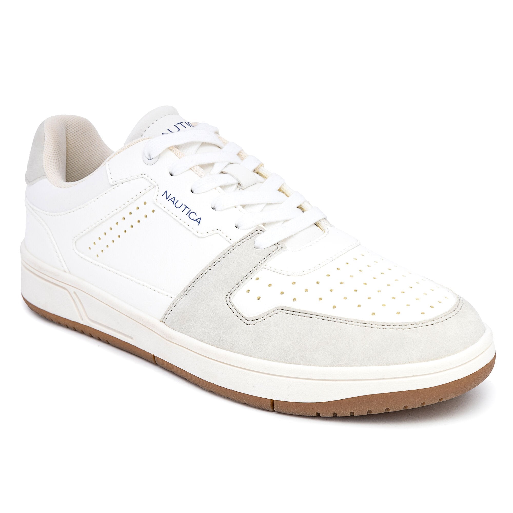 

Nautica Мужские Кроссовки на шнуровке с логотипом, ярко-белый