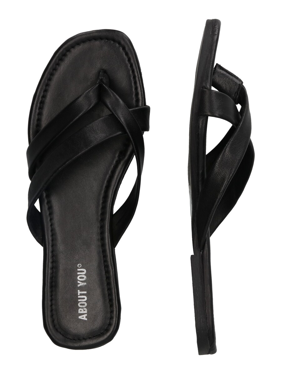 Сандалии с т-образным ремешком ABOUT YOU T-Bar Sandals Noemi, черный — фото 2