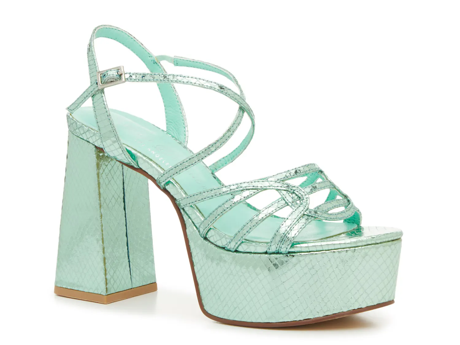 

Сандалии No Prob Platform Sandal Chinese Laundry, мятно-зеленый/металлик