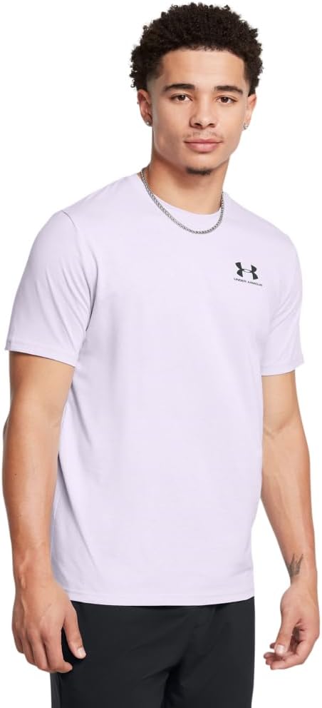 

Мужская спортивная футболка Under Armour с коротким рукавом на левую грудь, (535) Salt Purple/Black, Черный, Мужская спортивная футболка Under Armour с коротким рукавом на левую грудь, (535) Salt Purple/Black