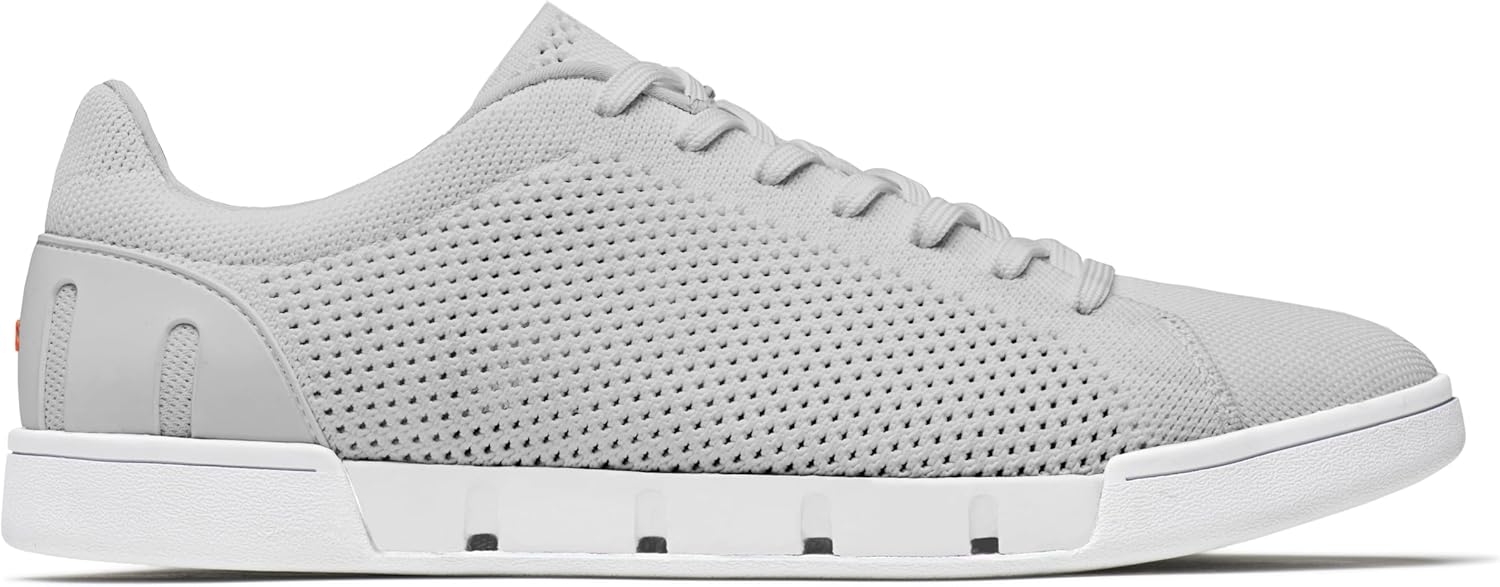 

Кроссовки SWIMS для мужчин, повседневная легкая обувь, стильные и удобные кроссовки Breeze для целого дня, вязаные теннисные кроссовки, светло-серый/белый