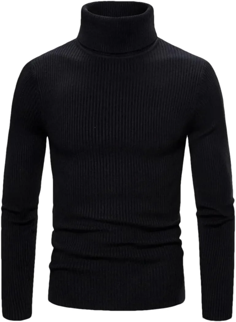 

Мужской водолазка Slim Fit свитер с длинными рукавами ERFMFKL