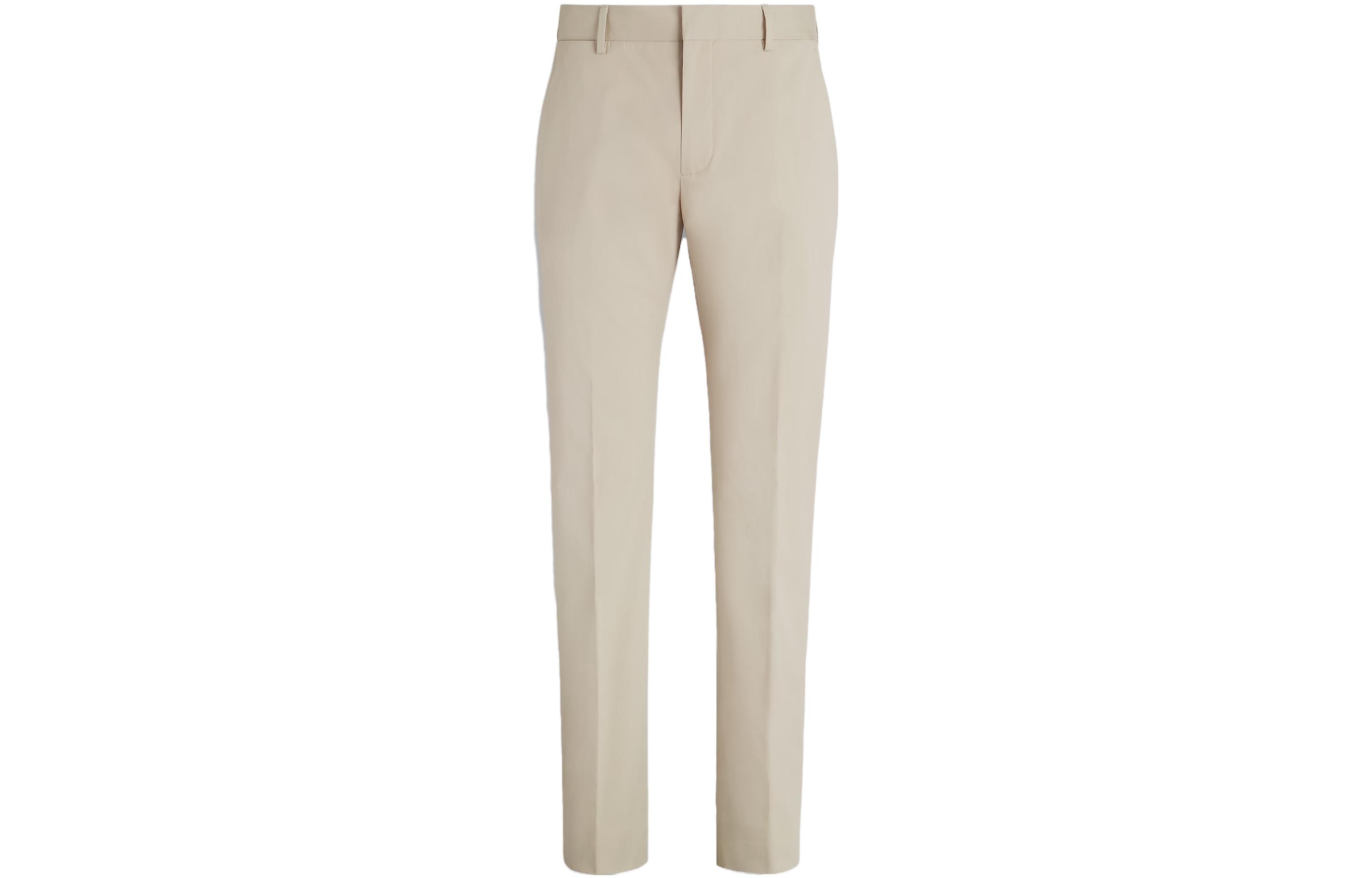 

Зеджа прямые брюки с классическим кроем Ermenegildo Zegna, Ecru