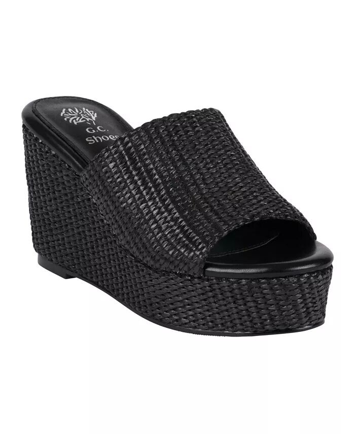 Женские босоножки на танкетке Vivica Espadrille GC Shoes, черный