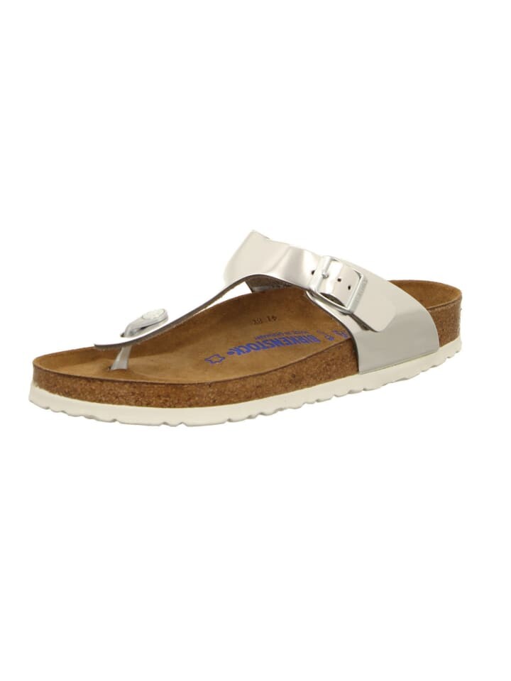 

Мюли Birkenstock Pantolette, серебряный