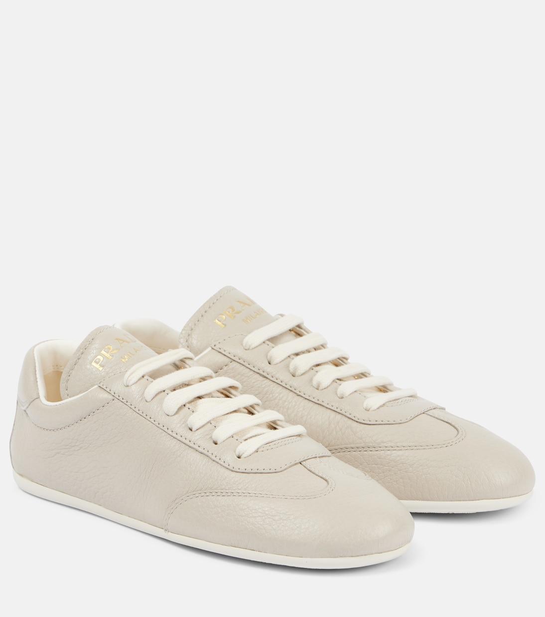 Кожаные кроссовки Prada, Pomice