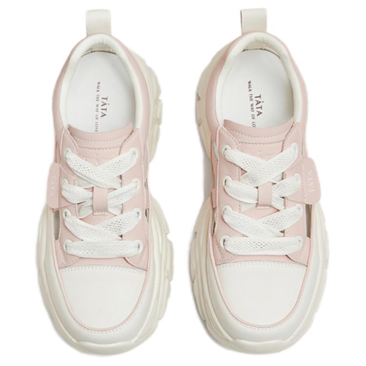 TATA Женские сандалии с одной лямкой розовые и экрю, цвет Pink/Ecru — фото 3