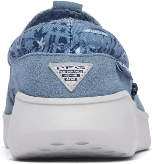 Лоферы Columbia Boatside PFG, Mountain/Collegiate Navy — фото 4