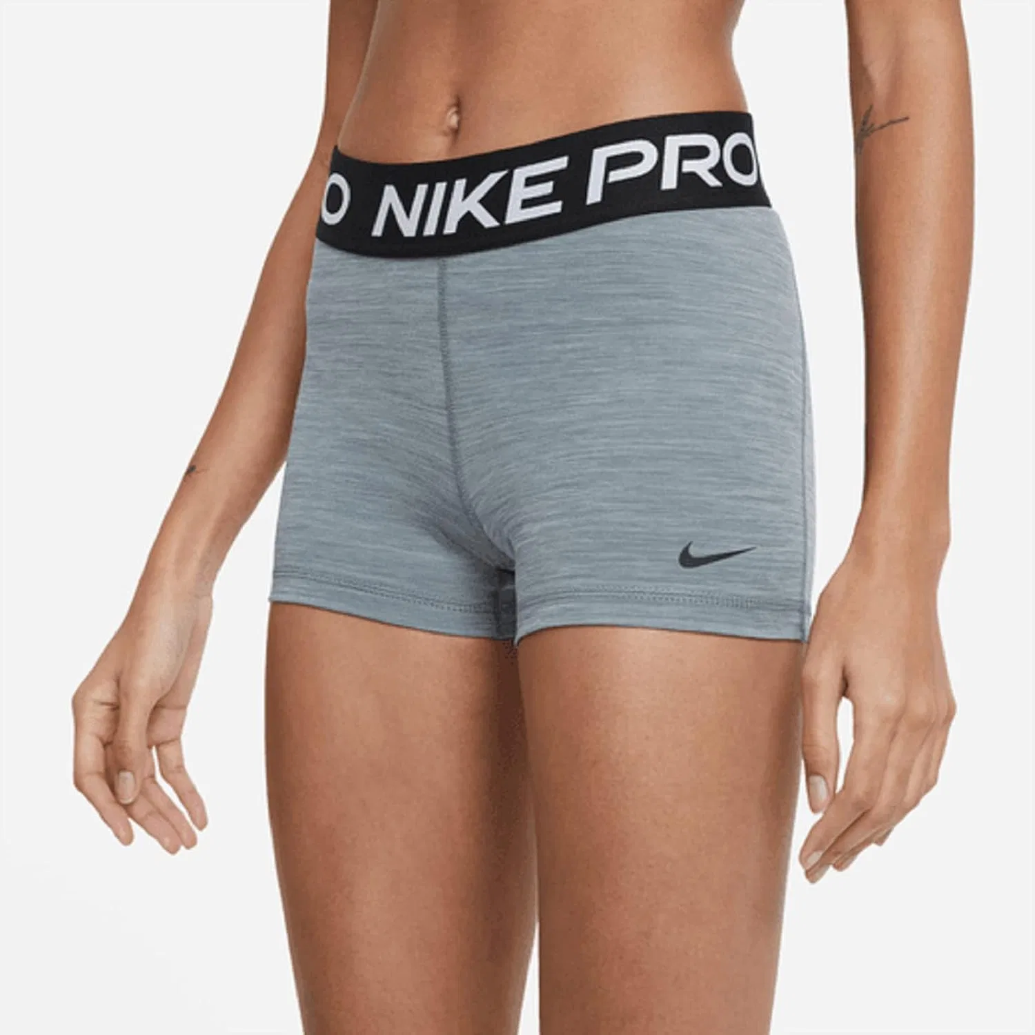 Шорты для активного отдыха Nike, женские, серые/черные — фото 2