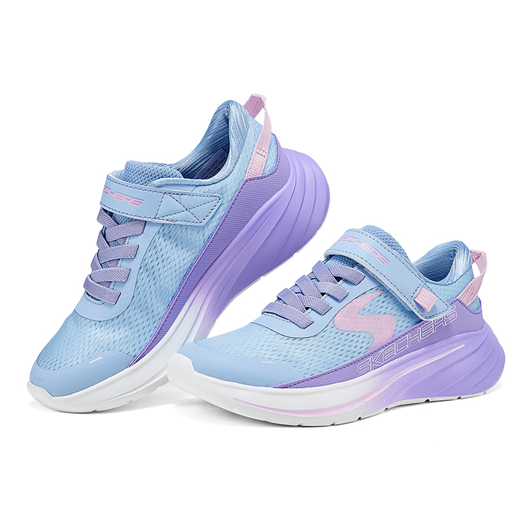 Низкие беговые кроссовки Lavender Kids' Skechers Kids, Lavender — фото 3