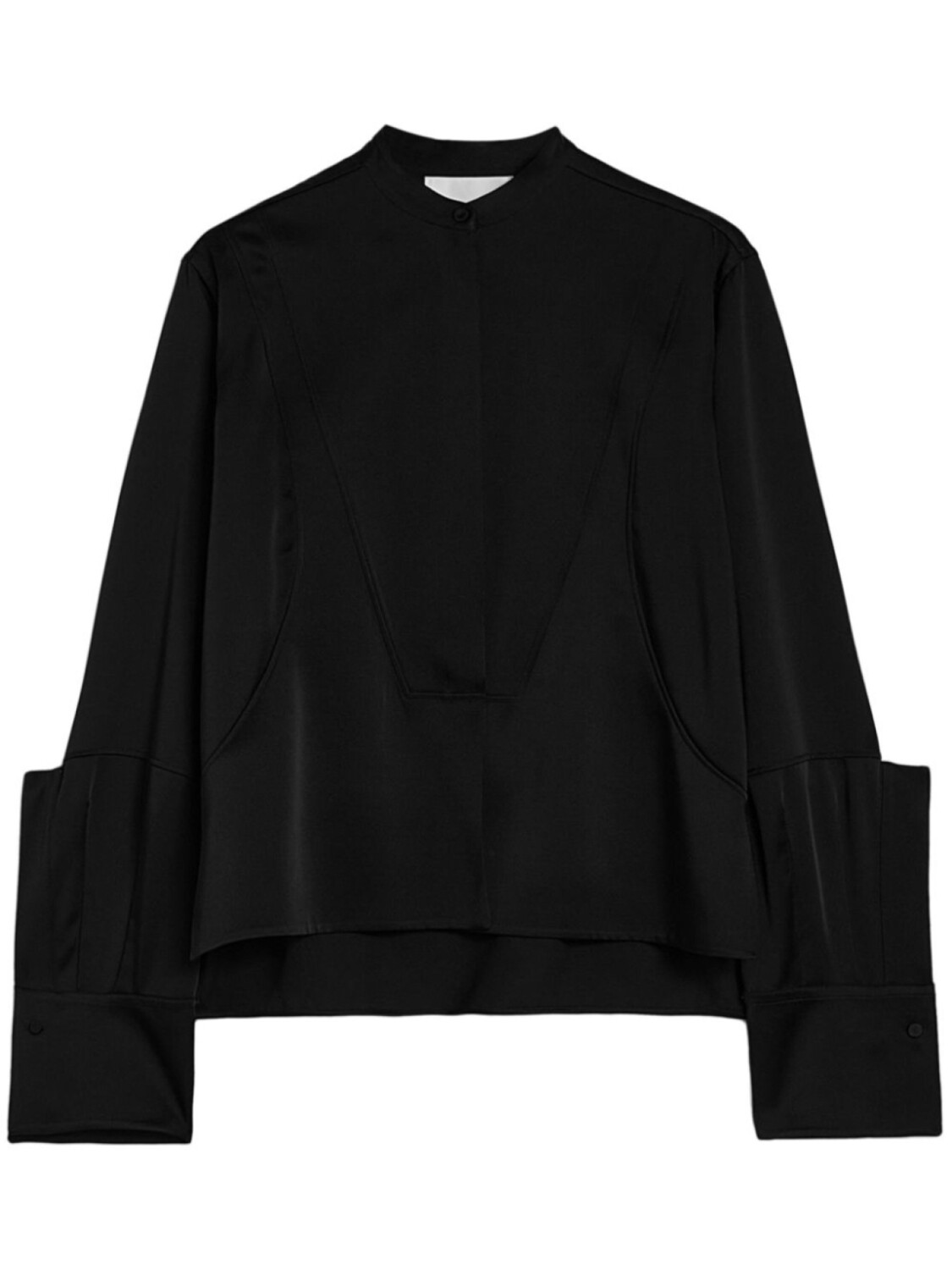 

Jil Sander рубашка с приспущенными плечами, черный