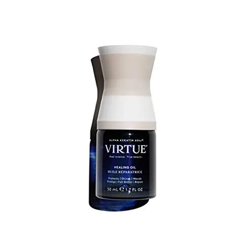 Набор Virtue Hair Care Essentials включает: восстанавливающее масло-сыворотку для поврежденных волос, полный набор шампуня и кондиционера без сульфатов для придания объема, а также стайлер 6-в-1. — фото 4