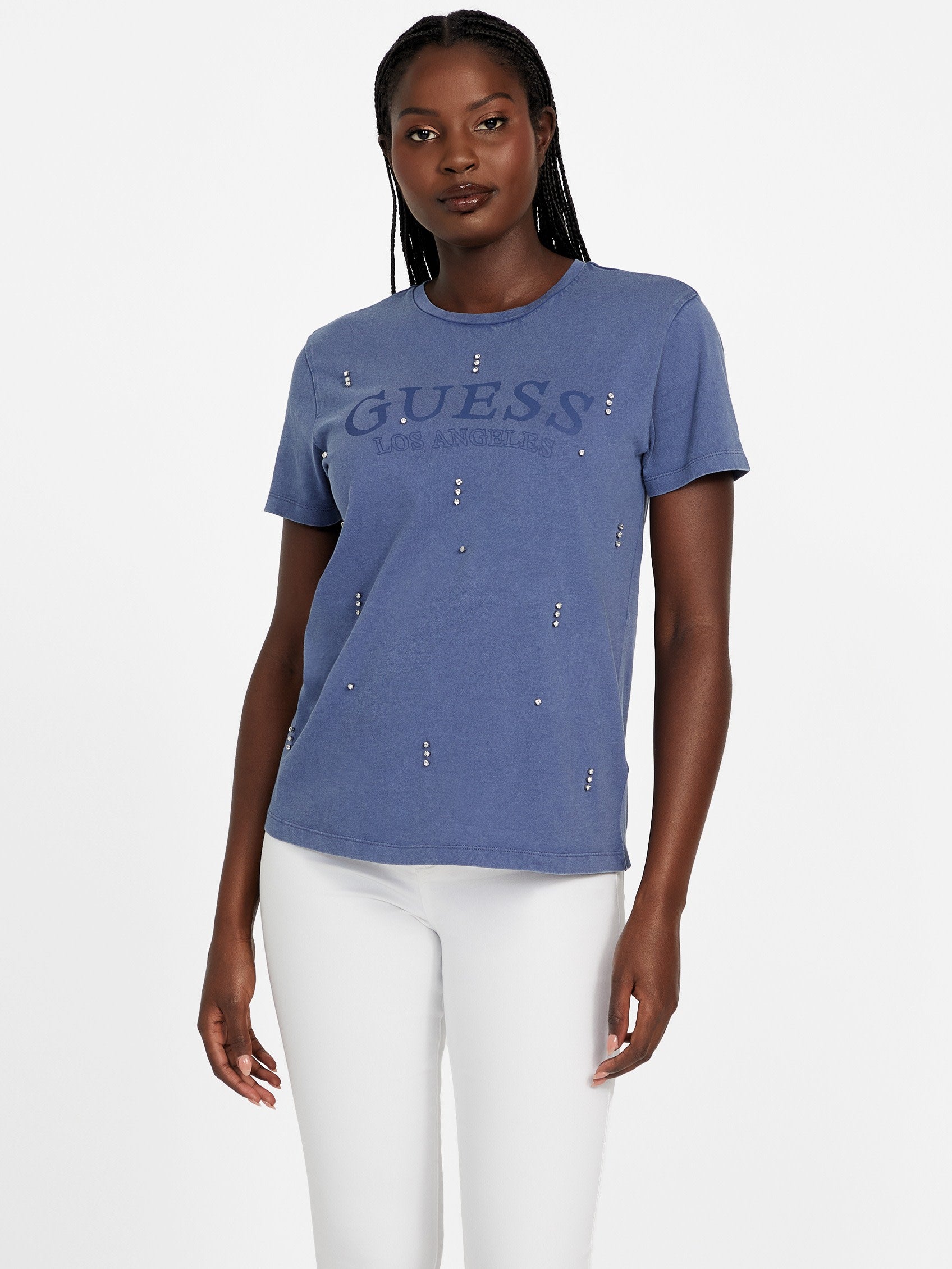 

Футболка с пайетками Guess Factory, Lupine