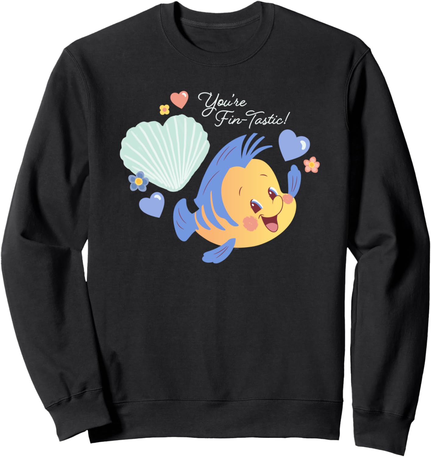 

Толстовка Disney «Русалочка» с надписью «Ты потрясающая ко Дню святого Валентина», черный