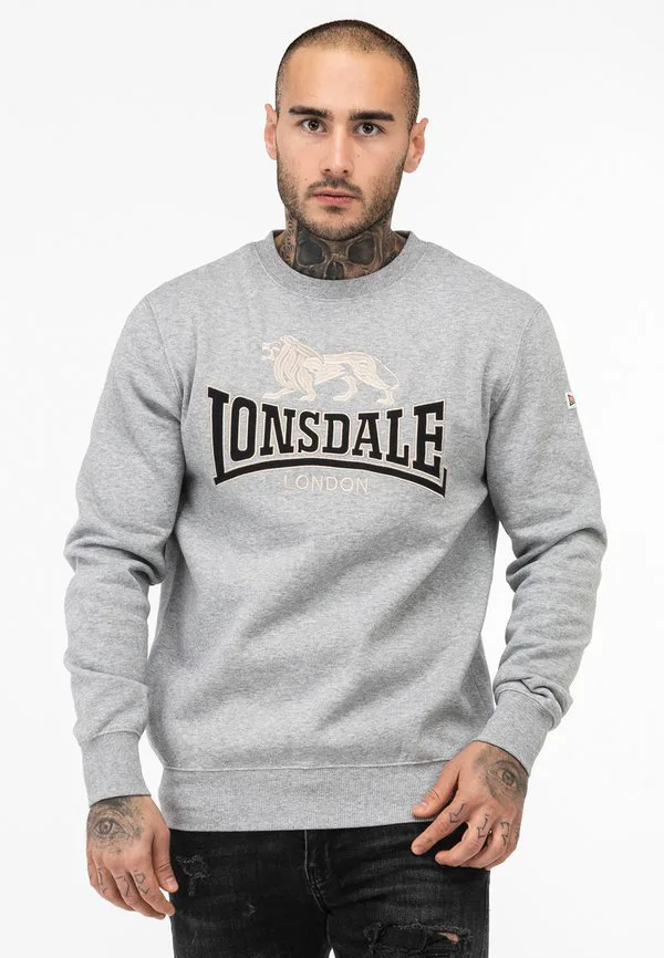 

Толстовка rundhals normale passform lawins Lonsdale, Marl Grey Black Grey, Черный, Толстовка rundhals normale passform lawins Lonsdale, Marl Grey Black Grey