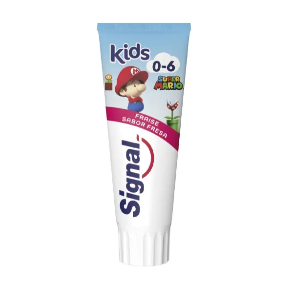 

Клубничный вкус Dentífrico Kids 0-6 Años Signal, 75 ml