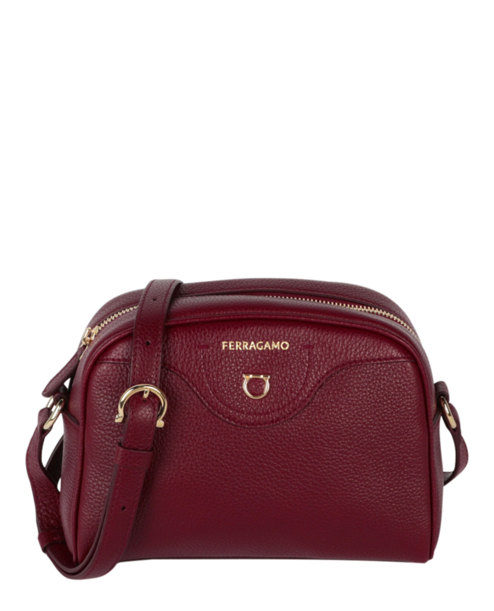 

Дорожная сумка для камеры через плечо Salvatore Ferragamo, цвет burgundy